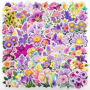 50 Floral Stickers